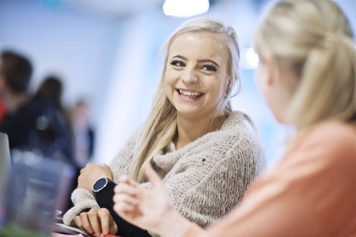Imagebilleder på campus i Esbjerg -Erhvervsakademi Sydvest. (Foto: Christer Holte / EASV)